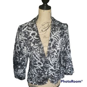 Rafaella black and white Blazer